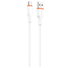 Кабел VIDVIE CB4031 за зареждане и пренос на данни / USB to Type-C 3A 1m - бял