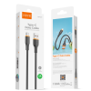 Кабел VIDVIE CB4031 за зареждане и пренос на данни / USB to Type-C 3A 1m - черен
