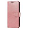 Луксозен кожен калъф Magnet Book със стойка за Xiaomi Redmi Note 14 Pro - Rose Gold