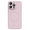 Луксозен гръб / кейс / Smooth Guard Silicone Case с безжично зареждане MagSafe за Apple iPhone 16 Pro Max (6.9) - розов