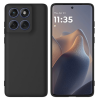 Силиконов калъф / кейс / Nano TPU за Motorola Moto Edge 60 Pro - черен гръб със защита за камерата