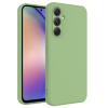 Силиконов калъф / кейс / Nano TPU за  Samsung Galaxy S25 FE - зелен гръб със защита за камерата