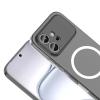 Луксозен твърд калъф / гръб / Magsafe за Honor 600 - прозрачен кейс със защита на камерата