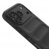 Силиконов калъф Magic case за Honor 600 Pro - Черен кейс със защита за камерата