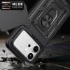 Удароустойчив гръб TPU кейс за Honor 600 Ring Armor Case - черен
