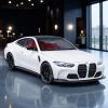 Метална кола с отварящи се врати и капаци светлини и звуци BMW M4 Coupe 1:24