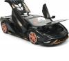 Метална кола с отварящи се врати капаци светлини и звуци Lamborghini Sian 1:24