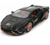 Метална кола с отварящи се врати капаци светлини и звуци Lamborghini Sian 1:24