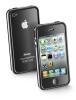 Силиконова обвивка Бъмпер / Bumper Cellular line за Apple iPhone 4 / iPhone 4S - черен
