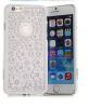 Твърд гръб / капак / за LUOYA за Apple iPhone 6 4.7'' - бял / цветя