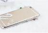 Луксозен ултра тънък твърд гръб с камъни Swarovski за Apple iPhone 6 / iPhone 6S - Swan / сребрист