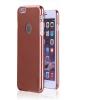 Ултра тънък твърд гръб / капак / X-Level ELECTROPLATE Series за Apple iPhone 6 4.7'' - кафяв / bronze