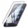 5D full cover Tempered glass Full Glue screen protector Samsung A17 / Извит стъклен скрийн протектор с лепило от вътрешната страна за Samsung Galaxy A17 - черен кант