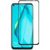 5D full cover Tempered glass Full Glue screen protector Huawei P40 Lite / Извит стъклен скрийн протектор с лепило от вътрешната страна за Huawei P40 Lite - черен