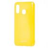 Силиконов калъф / гръб / Molan Cano Glossy Jelly Case за Huawei P30 Lite - жълт / гланц / брокат
