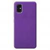 Луксозен силиконов калъф / гръб / Nano TPU за Samsung Galaxy A51 - тъмно лилав