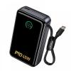 Външна Батерия Power Bank HOCO Q54 Shine 20000mAh PD 45W с вграден USB-C кабел