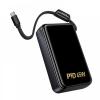 Външна Батерия Power Bank HOCO Q54 Shine 20000mAh PD 45W с вграден USB-C кабел