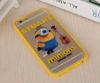 Твърд гръб / капак / със силиконов кант TPU Hybrid за Apple iPhone 6 / iPhone 6S - прозрачен / Minions with guitar