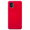 Луксозен силиконов калъф / гръб / Nano TPU за Samsung Galaxy A31 - червен