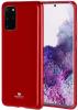 Луксозен силиконов калъф / гръб / TPU Mercury GOOSPERY Jelly Case за Samsung Galaxy S20 Ultra - червен