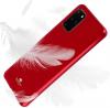 Луксозен силиконов калъф / гръб / TPU Mercury GOOSPERY Jelly Case за Samsung Galaxy S20 - тъмно червен