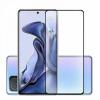 5D full cover Tempered glass Full Glue screen protector Xiaomi Redmi Note 14S / Извит стъклен скрийн протектор с лепило от вътрешната страна за Xiaomi Redmi Note 14S - черен кант