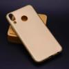 Силиконов калъф / гръб / TPU за Xiaomi Redmi Note 7 - златист / мат
