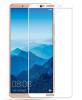 Оригинален извит стъклен протектор / 3D full cover Tempered glass screen protector / за Huawei Mate 10 Pro - бял