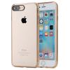 Луксозен твърд гръб Rock Pure Series Ultra Thin Case за Apple iPhone 7 Plus - прозрачен / златист