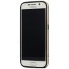 Луксозен калъф Rock Royce Series за Samsung Galaxy S6 G920  - черен със златист кант