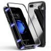 Магнитен калъф Bumper Case 360° FULL за Apple iPhone 6 / iPhone 6S - прозрачен / черна рамка