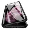 Магнитен калъф Bumper Case 360° FULL за Apple iPhone 11 6.1" - прозрачен / черна рамка
