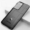 Удароустойчив калъф / гръб / Rugged Shield TPU Case за Samsung Galaxy S21 Ultra - черен