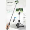 Селфи Стик Tripod L02 със Bluetooth / Bluetooth Tripod Selfie Stick L02 - черен / 100см