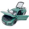 Метална кола с отварящи се врати капаци светлини и звуци Audi R8 V10 Plus 1:24