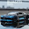 Метална кола с отварящи се врати капаци светлини и звуци Bugatti DIVO 1:24