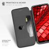 Луксозен кожен калъф Flip тефтер със стойка OPEN за Samsung Galaxy A16 - бордо
