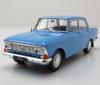 Метална кола Moskwitsch 412 1970 light blue WHITE BOX - 1:24