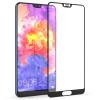 3D full cover Tempered glass Full Glue screen protector Huawei P20 Pro  / Извит стъклен скрийн протектор с лепило от вътрешната страна за Huawei P20 Pro - черен