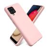 Силиконов калъф / гръб / TPU за Samsung Galaxy A22 4G - Rose Gold / мат