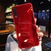 Луксозен твърд гръб със силиконов кант за Samsung Galaxy A70 - червен \ призма