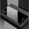 Луксозен стъклен твърд гръб за Samsung Galaxy A41 A415 - черен