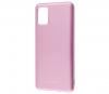 Силиконов калъф / гръб / TPU MOLAN CANO Jelly Case за Samsung Galaxy S20 - светло розов / гланц / брокат