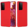 Силиконов калъф / гръб / TPU за Samsung Galaxy S21 Ultra - червен