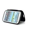 Силиконов калъф / TPU / Flip тефтер за Samsung Galaxy S3 I9300 / SIII I9300 - черен