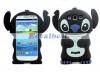 Силиконов калъф / гръб / TPU 3D за Samsung Galaxy Galaxy S3 I9300 / Galaxy S III I9300 - Stitch / черен