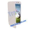 Кожен калъф Flip Cover тип тефтер за Samsung Galaxy Core i8260 i8262 - бял