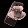Луксозен силиконов калъф / гръб / TPU с камъни за Samsung Galaxy S7 G930 - прозрачен / маска