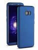 Луксозен силиконов калъф / гръб / TPU 360° за Samsung Galaxy S7 G930 - син / лице и гръб